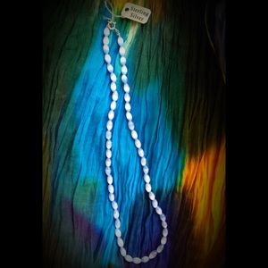 18" Cat's Eye beads with Sterling Silver clasp